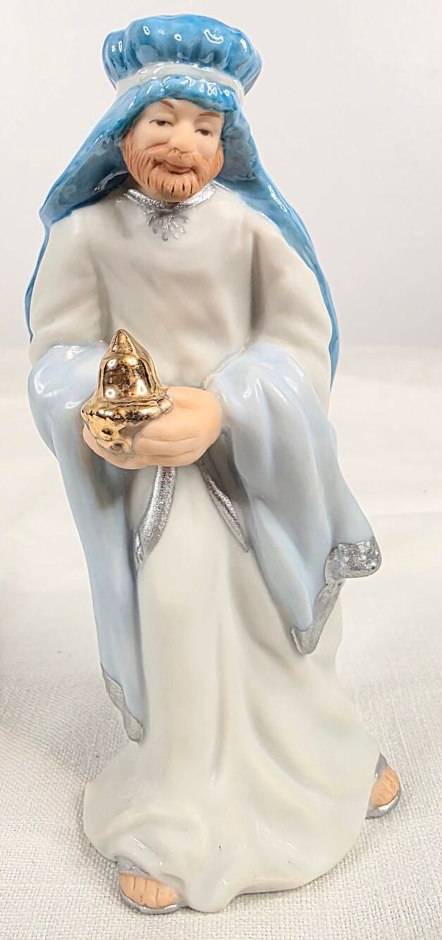 Vtg Hallmark Balthasar - The Magi Blessed Nativity Collection Ornament NOS NIB
